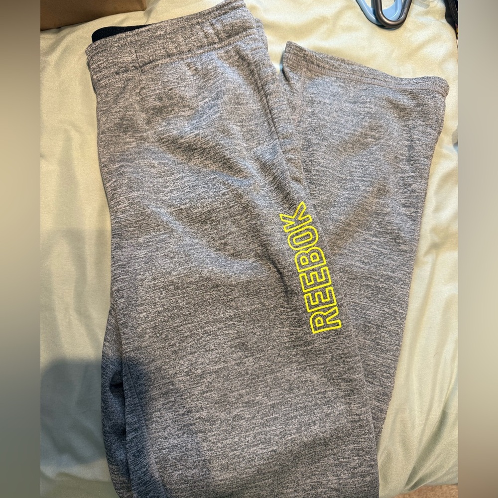 Gray Reebok Sweatpants
